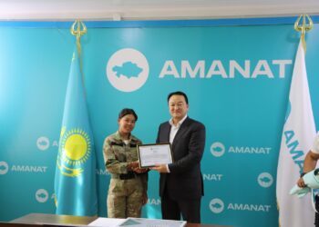 ПАРТИЯ ТӨРАҒАСЫ «QAISAR» ӘСКЕРИ-ПАТРИОТТЫҚ ОЙЫНДАРЫНЫҢ ЖЕҢІМПАЗДАРЫН ҚҰТТЫҚТАДЫ