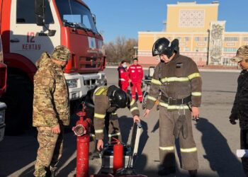 КЕНТАУДА ӨРТ ҚАУІПСІЗДІГІН САҚТАУ БОЙЫНША ТҮСІНДІРУ ЖҰМЫСТАРЫ ЖҮРГІЗІЛУДЕ