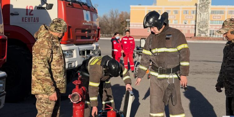 КЕНТАУДА ӨРТ ҚАУІПСІЗДІГІН САҚТАУ БОЙЫНША ТҮСІНДІРУ ЖҰМЫСТАРЫ ЖҮРГІЗІЛУДЕ