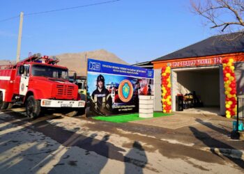 КЕНТАУ: АЩЫСАЙ АУЫЛЫНДА ЖАҢА ӨРТ СӨНДІРУ БЕКЕТІ АШЫЛДЫ
