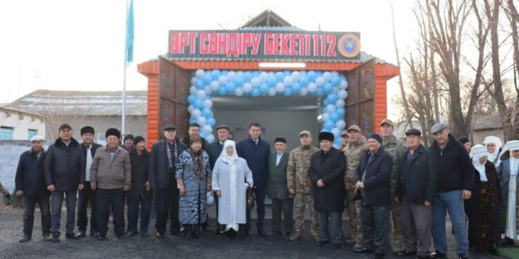 Түркістан облысында тағы бір ерікті өрт сөндіру бекеті ашылды.