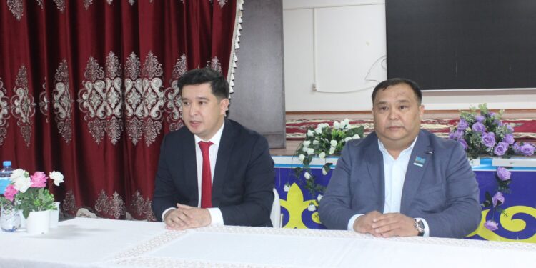 ОРДАБАСЫ: АМАНГЕЛДІ АУЫЛЫНДАҒЫ КЕЗДЕСУ