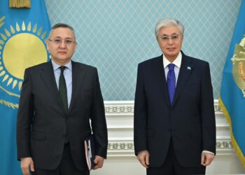 Президент ҰҚШҰ Бас хатшысы Таалатбек Масадыковты қабылдады
