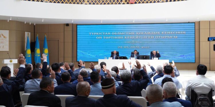 ТҮРКІСТАН ОБЛЫСТЫҚ ҚОҒАМДЫҚ КЕҢЕСІНІҢ КЕҢЕЙТІЛГЕН ОТЫРЫСЫНДА ӨҢІРДІҢ ДАМУ ДИНАМИКАСЫНА ЖОҒАРЫ БАҒА БЕРІЛДІ