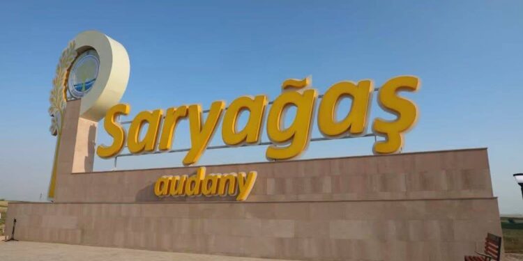 АЛМАС САЛИМОВ САРЫАҒАШ АУДАНЫНА ӨЗІНДІК ҮЛЕС ҚОСТЫ.