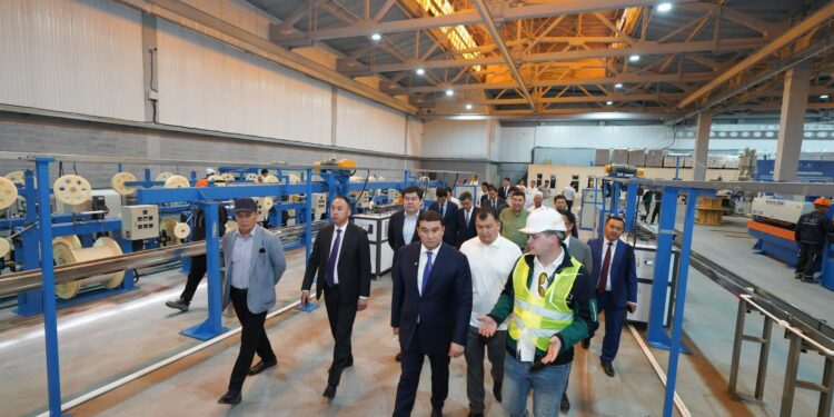ТҮРКІСТАН ОБЛЫСЫ КЕНТАУ ҚАЛАСЫНДА ЗАМАНАУИ ЕКІ ЗАУЫТ АШЫЛДЫ